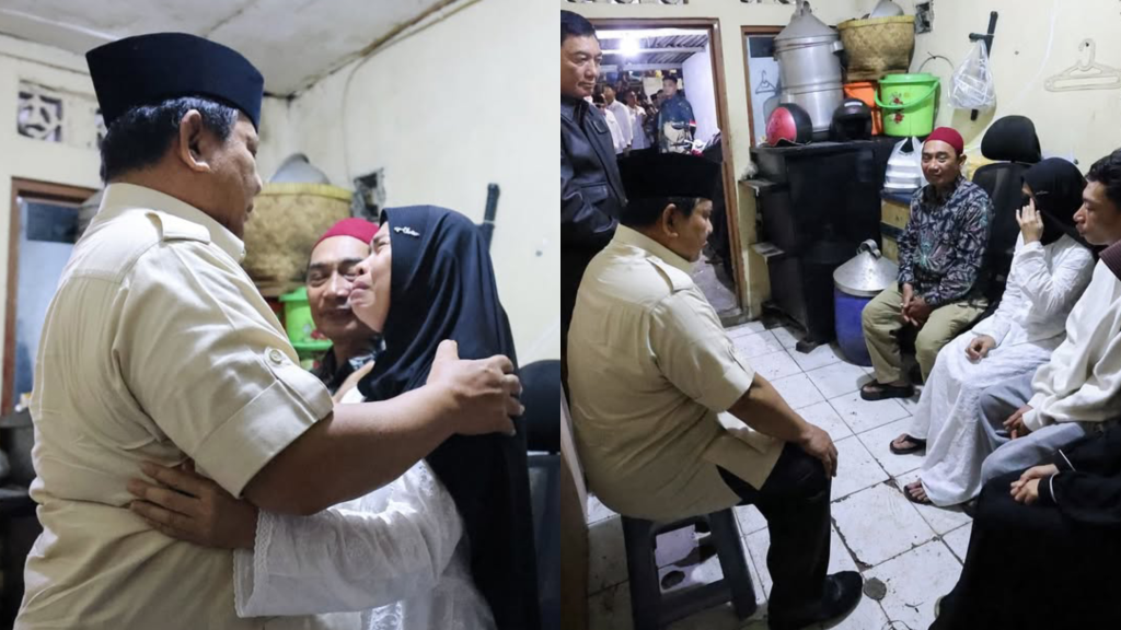 Presiden Prabowo Sambangi Kediaman Almarhum Affan Kurniawan, Sampaikan Duka Cita Mendalam (Instagram/@presidenrepublikindonesia)