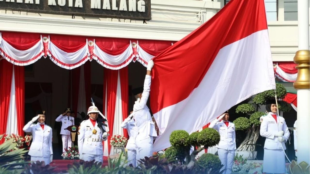 Pemkot Malang Apresiasi Dedikasi Paskibraka Kota Malang 2025, Inilah Daftar Lengkap Petugas Upacara HUT ke-80 RI
