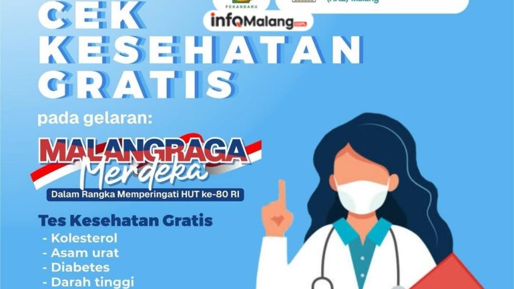 Pemkot Malang Gelar Cek Kesehatan Gratis di Malang Raga Merdeka