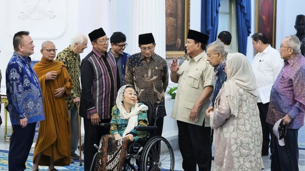 Presiden Prabowo Terima Kunjungan Tokoh Lintas Agama dari Gerakan Nurani Bangsa (Instagram/@presidenrepublikindonesia)