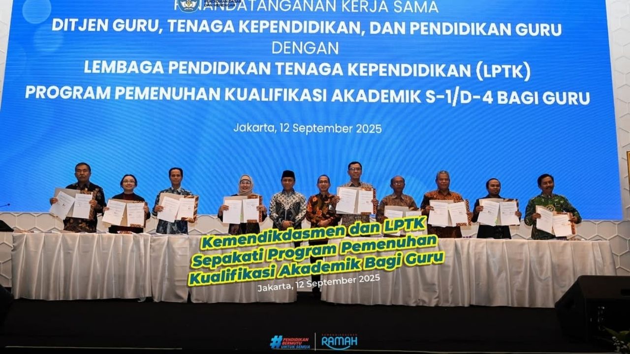 Kemendikdasmen Perkuat Mutu Guru dengan Program Pemenuhan Kualifikasi Akademik (Instagram/@kemendikdasmen)