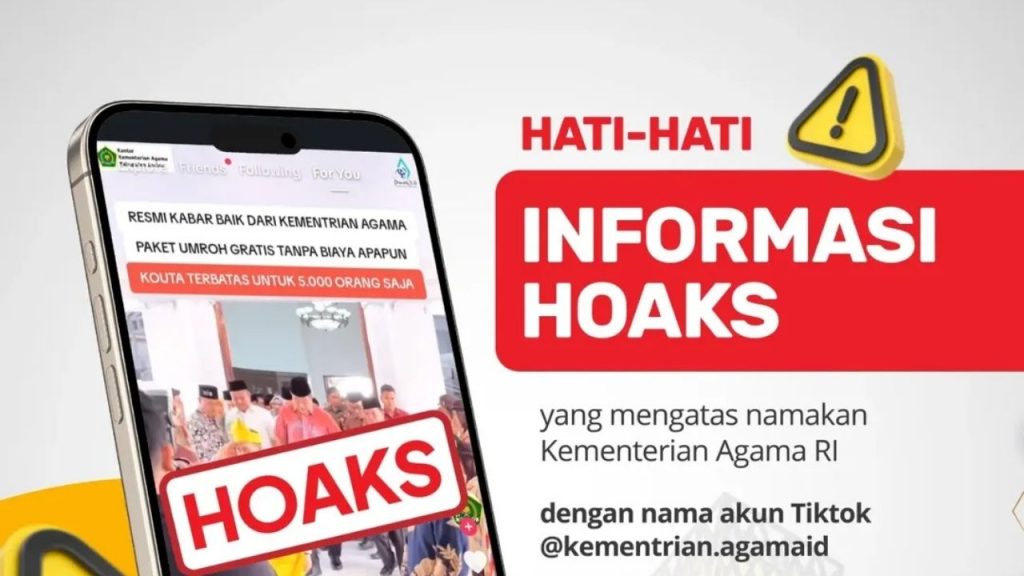 Kemenag Klarifikasi Hoaks Umrah Gratis 2025 yang Beredar di Media Sosial (Instagram/@kemenag_ri)