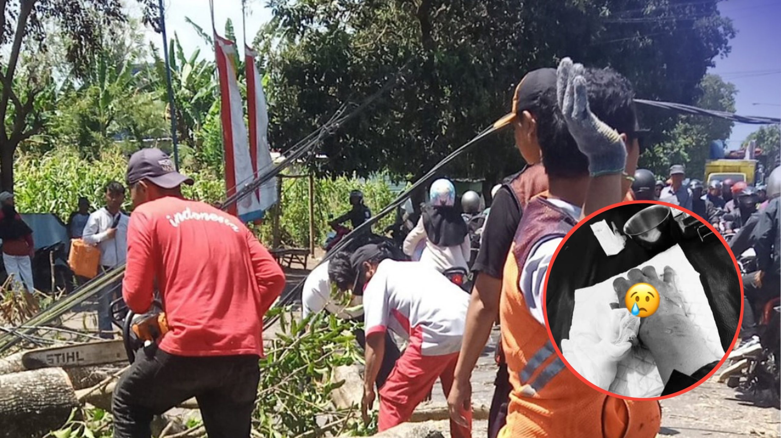 Angin Kencang Melanda Malang Raya, Pengendara Diminta Waspada