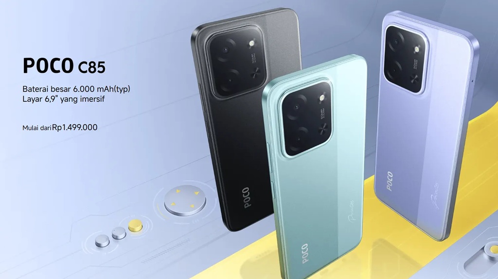 Layar 6,9 Inci 120Hz & RAM 16GB! Ini Kelebihan Poco C85