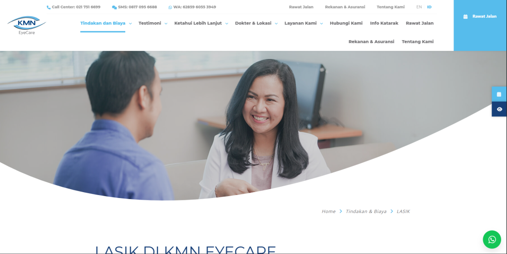 Pilihan LASIK dan Biaya di KMN EyeCare Panduan Lengkap