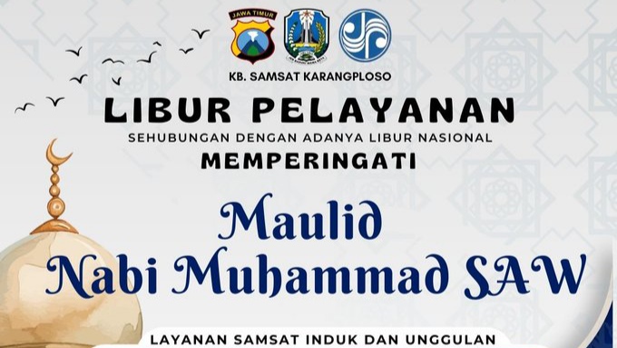 Samsat Tutup Sementara pada 5 September 2025, Layanan Kembali Dibuka 6 September (X/@Samsatkarlos)