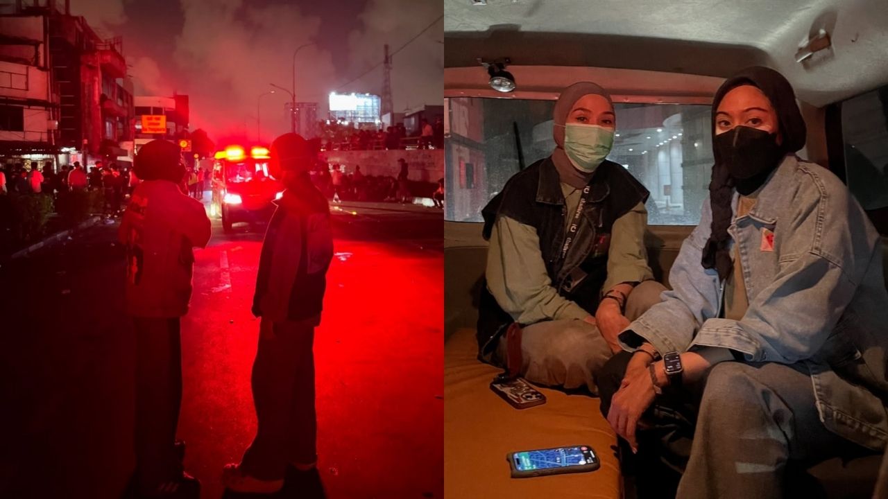 Zaskia Adya Mecca Turun Langsung Jadi Relawan Medis di Tengah Aksi Demonstrasi Kwitang (Instagram/@zaskiadyamecca)