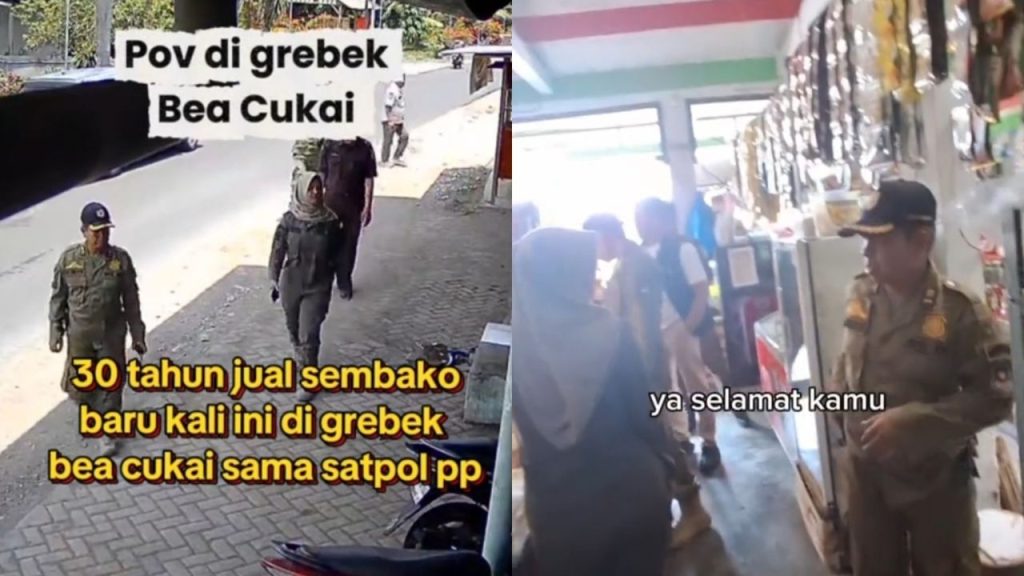 Pemilik Warung Cerita Baru Kali Ini Selama 30 Tahun Jualan Didatangi Bea Cukai dan Satpol PP (TikTok/@ervin_nanana)