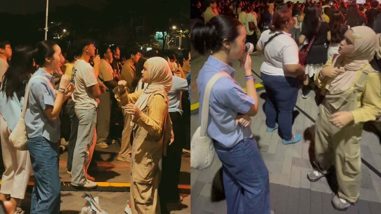 Salut! Mahasiswi ini Belajar Bahasa Isyarat demi Teman Tuli Bisa Nikmati Konser (TikTok/@eiffelptr)