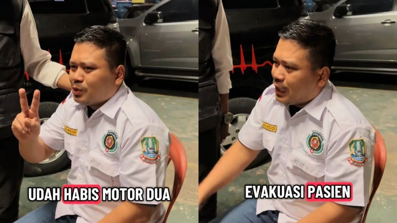 Driver Ambulans ini Menangis saat Ceritakan Sering Bantu Pasien Kurang Mampu (TikTok/@erickfeters)