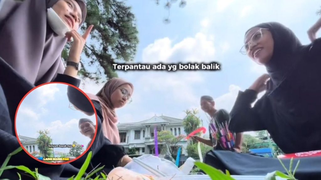 Bapak Penjual Mainan Tolak Diberi Uang Cuma-Cuma oleh Tiga Perempuan (TikTok/@scriptolue)