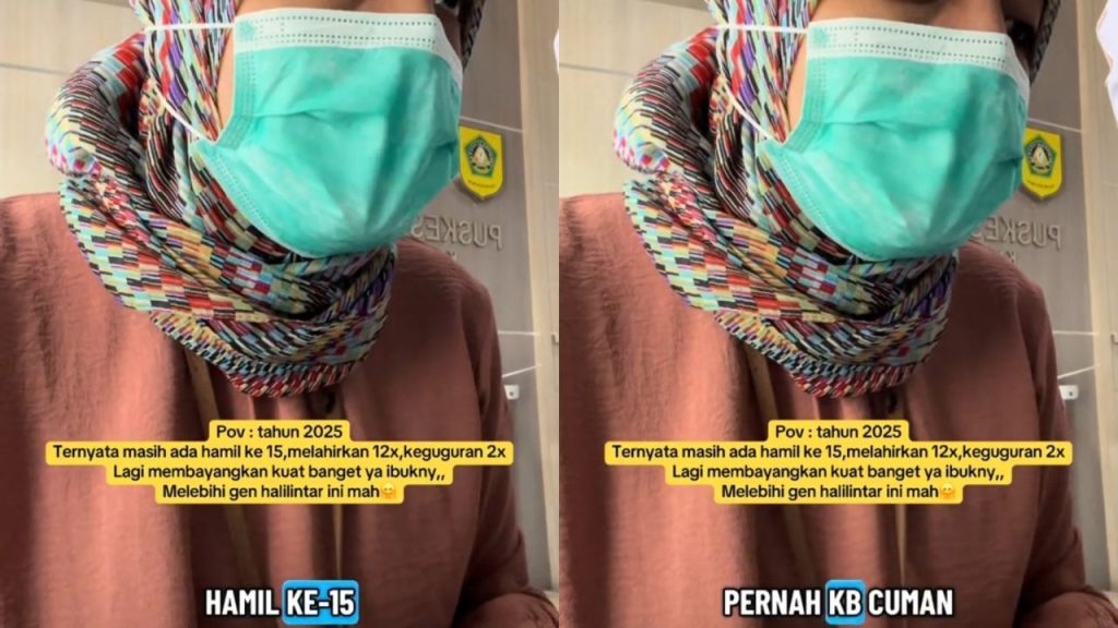 Bidan Kaget Temui Pasien Sudah 15 Kali Hamil, Dua Kali Keguguran dan Kini Mengandung Lagi (TikTok/@titinsusanti993)
