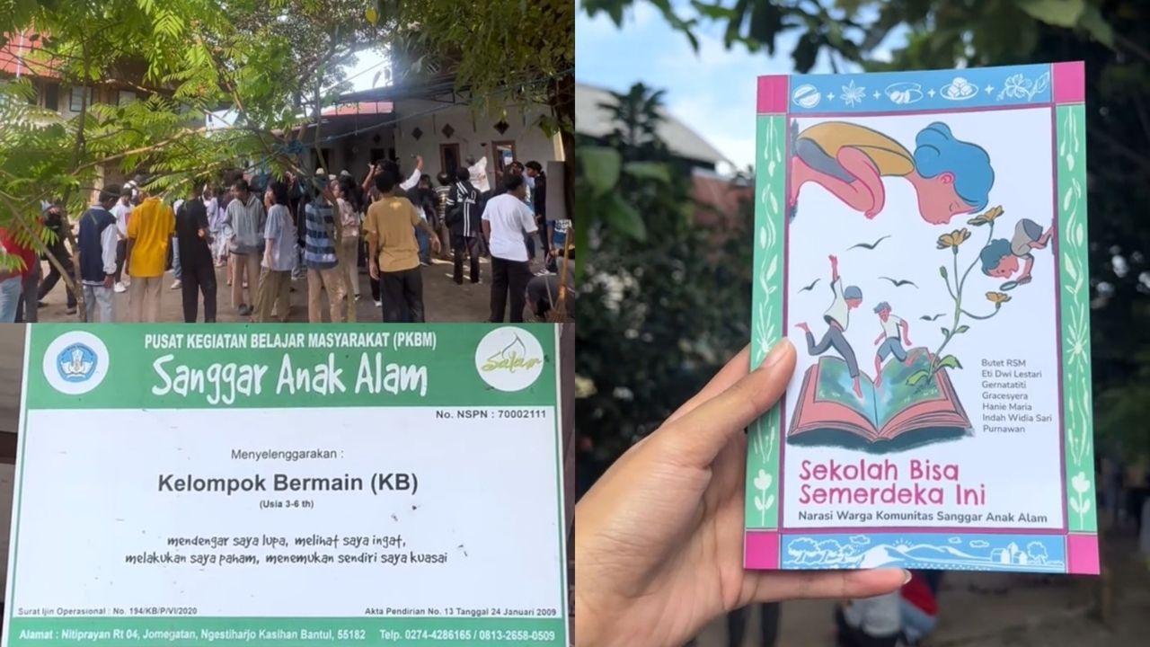 Sekolah di Yogyakarta Terapkan Pendidikan Semerdeka Ini, Tanpa Seragam dan Jam Pelajaran (TikTok/@mryaaaaaamm)