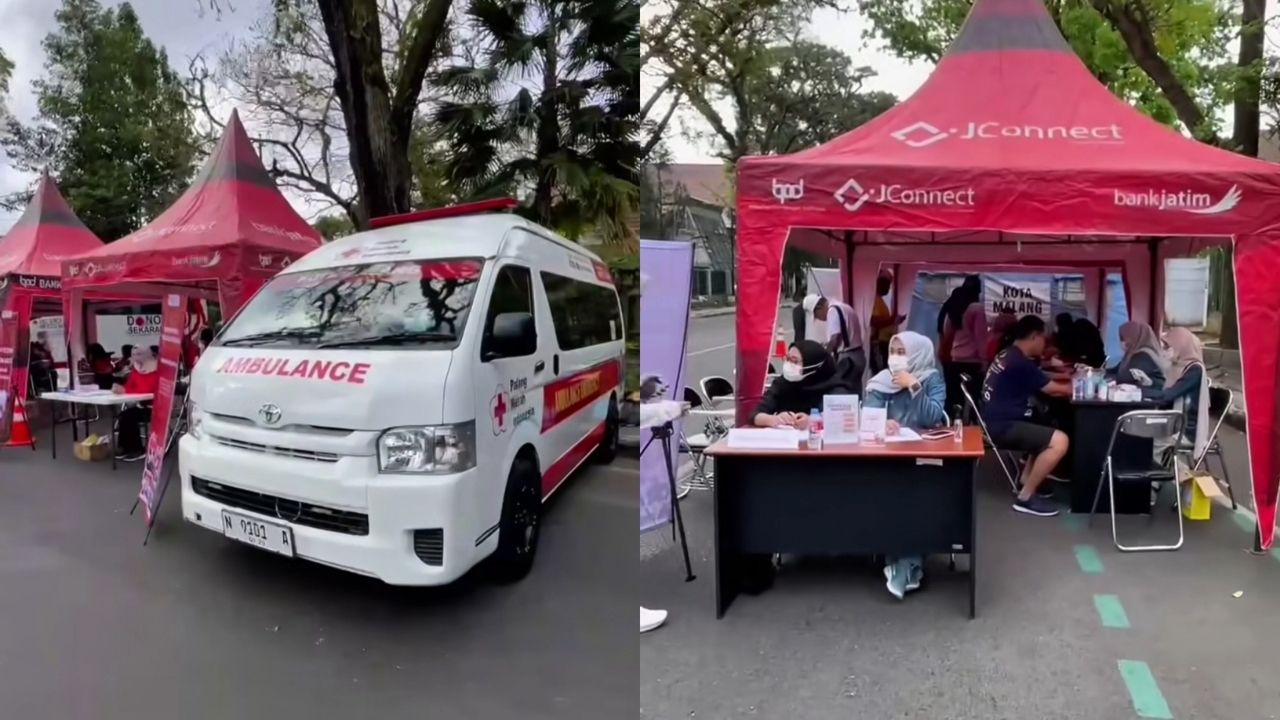 PMI Kota Malang Kenalkan Layanan Darurat dan Medis Gratis di CFD Ijen