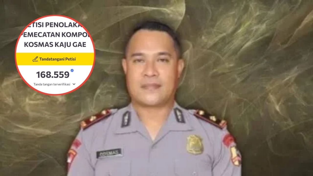 Petisi Tolak Pemecatan Kompol Cosmas Sudah Dapat 168 Ribu Suara