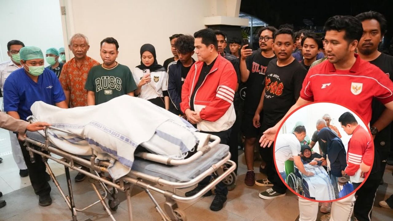 Suporter Timnas dari Ultras Garuda Wafat, Erick Thohir Langsung Datang untuk Melayat