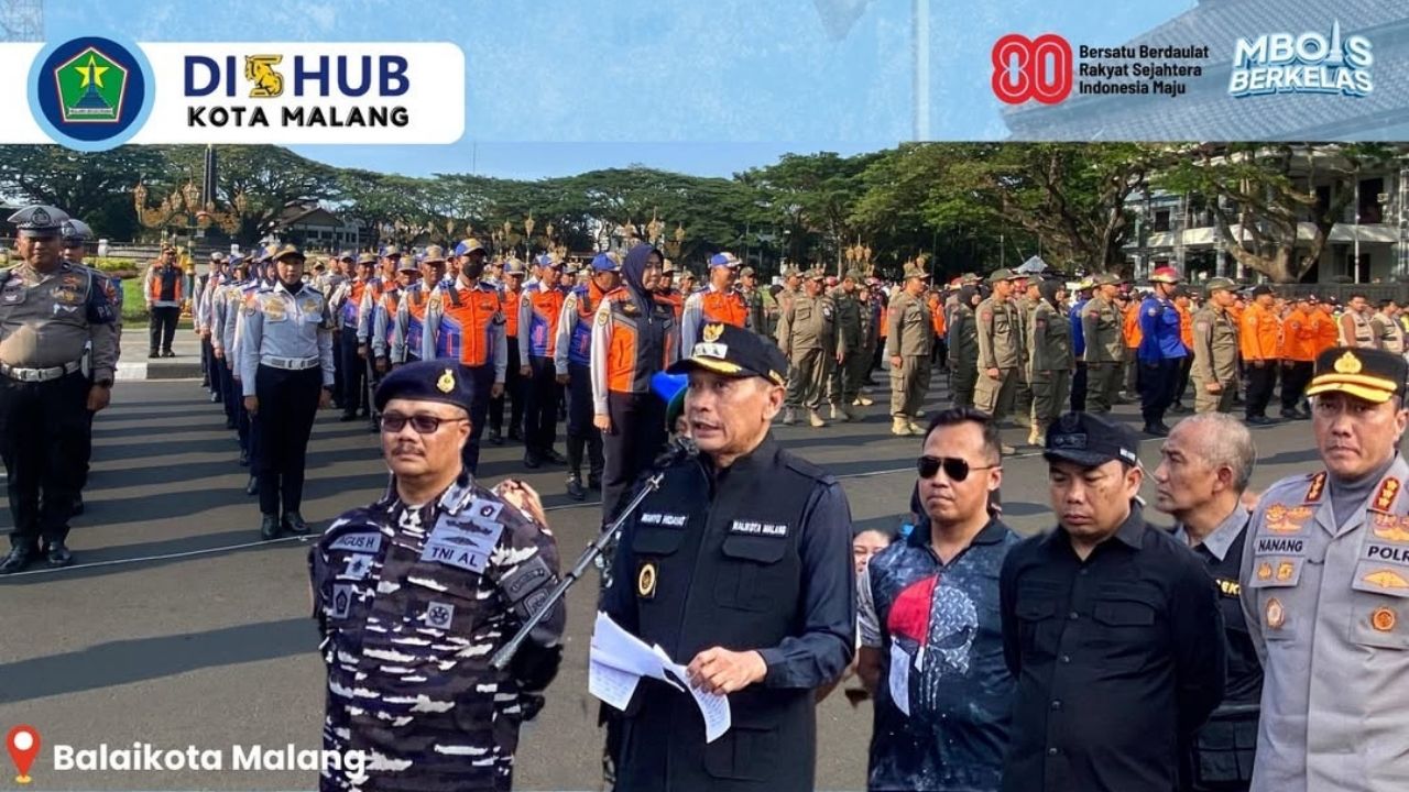 Dishub Kota Malang Ikut Serta dalam Patroli Cipta Kondisi dan Patroli Skala Besar