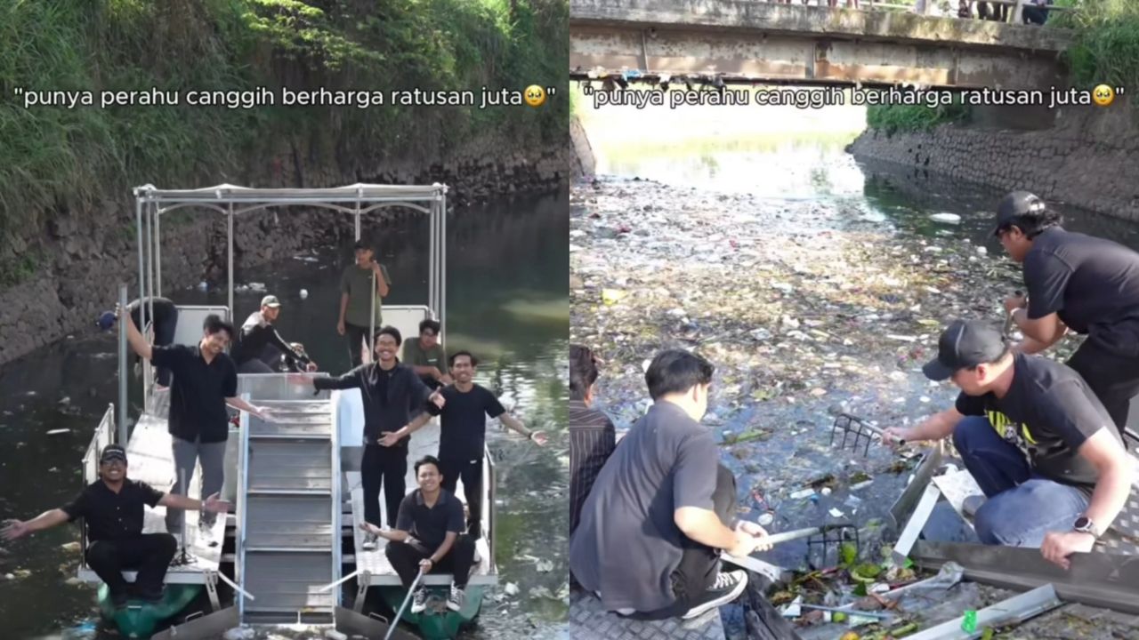 Pandawara Group Punya Perahu Pembersih Canggih Senilai Ratusan Juta untuk Bersihkan Sungai (Instagram/@pandawaragroup)