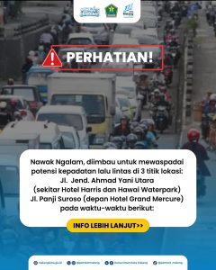 Pemkot Malang Imbau Warga Waspada Kepadatan Lalu Lintas Selama PIT IKA-13 (Instagram/@pemkotmalang)