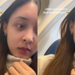 Romantis! Pilot Ini Beri Ucapan Manis untuk Istri yang Jadi Penumpang di Pesawat (TikTok/@itbetrissy)