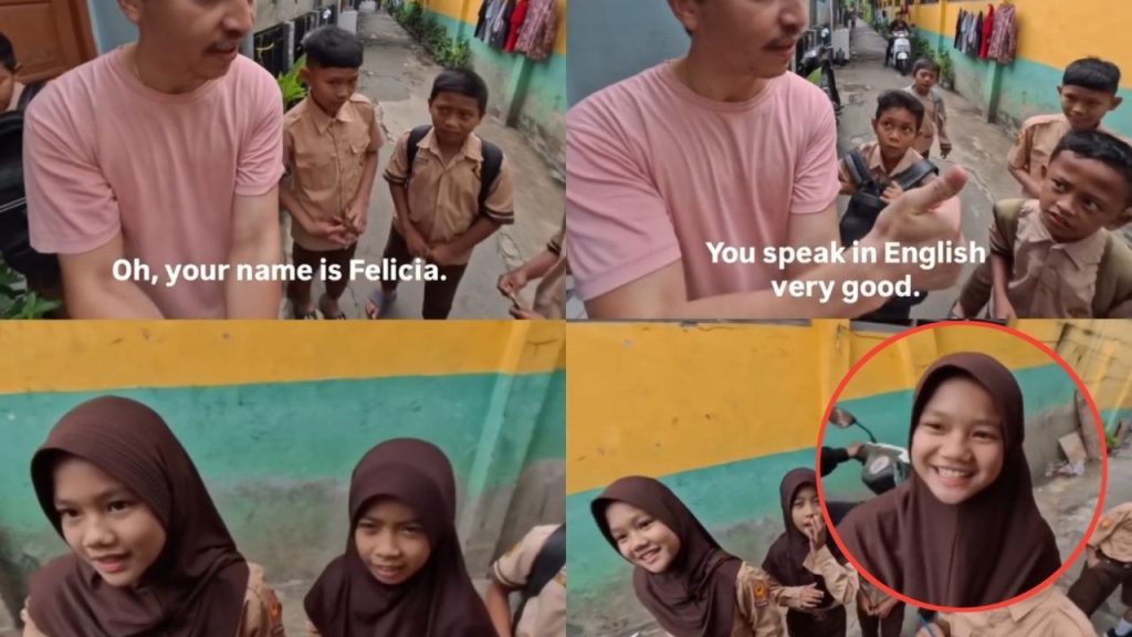 Bocah SD di Bandung Jadi Translator Bule, Fasih Bahasa Inggris Layaknya Native Speaker (Instagram/@ebbieghani)