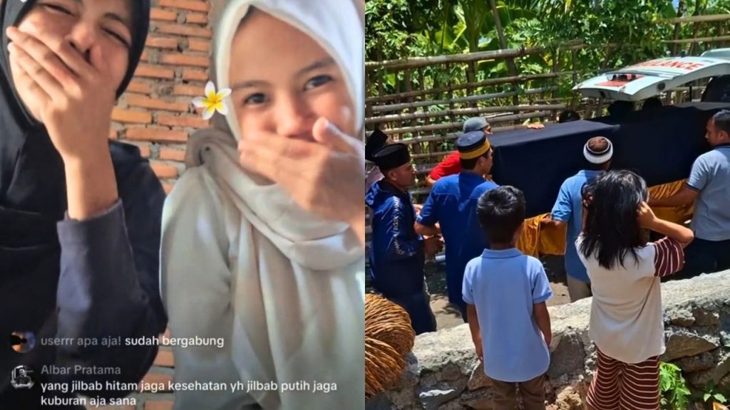 Komentar "Candaan" Saat Live TikTok Jadi Kenyataan, Adik Berkerudung Hitam Meninggal Dunia (TikTok/@nia01752)