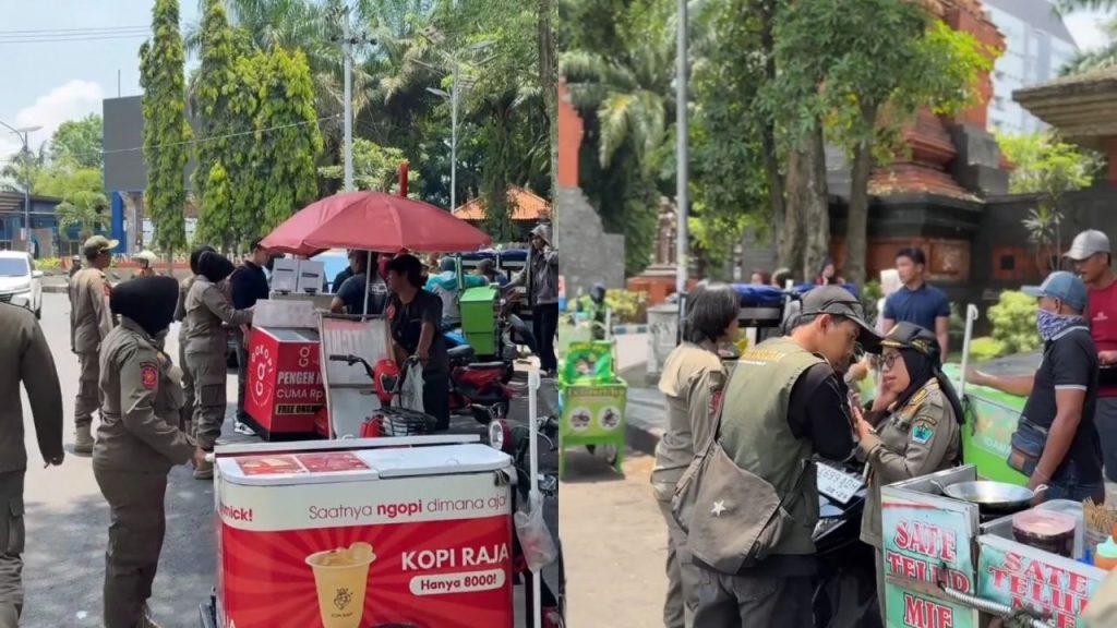 Satpol PP Kota Malang Lakukan Penertiban Terhadap Pelanggar Perda di Jl. Veteran (Instagram/@trantibum_malangkota)