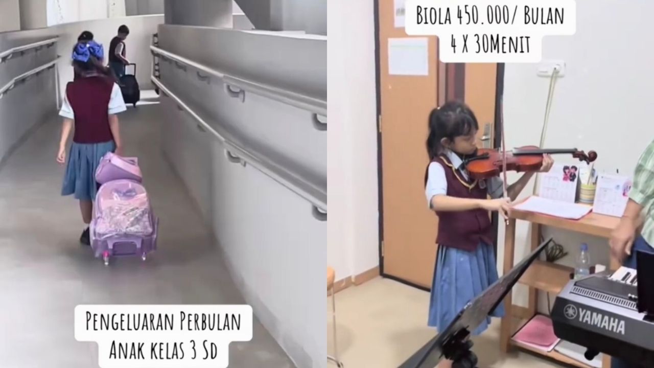 Seorang Ibu Ungkap Rincian Pengeluaran Anak SD, Bikin Netizen Terkejut (TikTok/@fka28_)