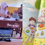 Senja, Siswi yang Setiap Tugasnya Selalu Estetik Sesuai Namanya (TikTok/@uulsiagian)
