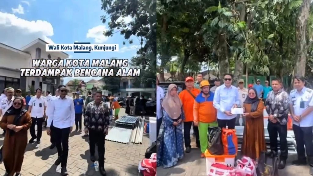 Wali Kota Malang Kunjungi Warga Terdampak Bencana Alam (Instagram/@prokompimkotamalang)