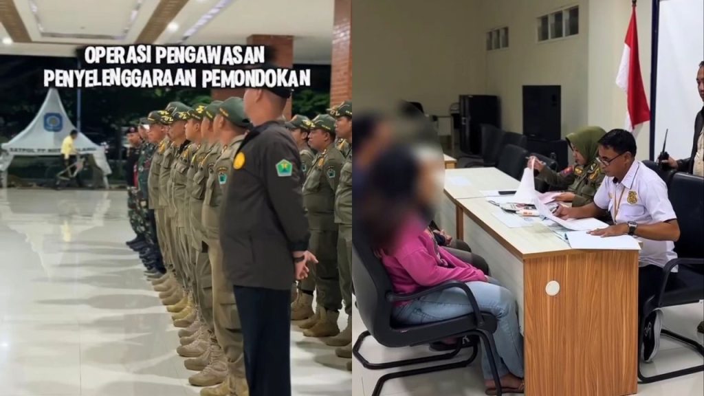 Satpol PP Kota Malang Gelar Operasi Gabungan Pengawasan Penyelenggaraan Pemondokan (Instagram/@trantibum.malangkota)