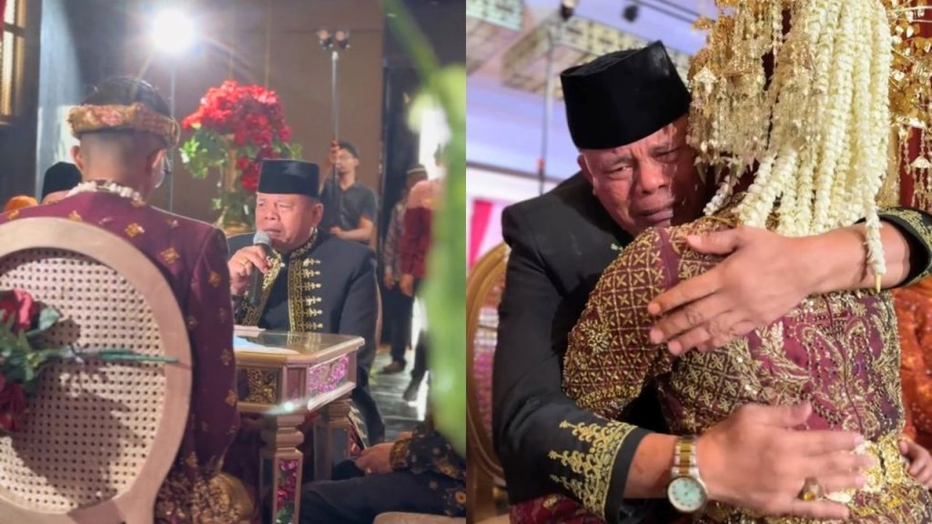 Di Hari Pernikahan Putrinya, Ayah Ini Beri Pesan Mendalam ke Menantunya (TikTok/@capturaweddings)