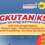 Dishub DIY Operasikan Angkutan KSPN Rute Stasiun Tugu Yogyakarta-Borobudur via Prambanan, Tarifnya Hanya Rp35 Ribu (X/@dishubdiy)