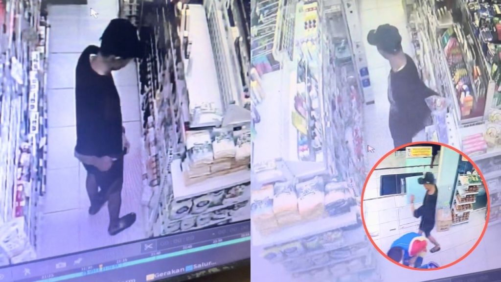 Aksi Cepat Maling Skincare di Indomaret Jakarta Utara Rugikan Rp700 Ribu (TikTok/@safit.4)