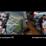 Momen Haru Wanita Pergi Berdua Pulang Bertiga Bersama Buah Hati, Viral di Media Sosial (TikTok/@glorieutami)