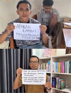 Siswa Protes Razia Rambut, Guru Balas dengan Tulisan hingga Jadi Perdebatan (TikTok/@cutintanmeutia)