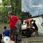 Momen Denny Caknan Turun Tangan Bantu Rewang Persiapan Nikahan Tetangganya (TikTok/@denisetyawann_)